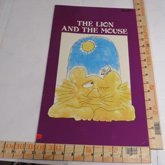 The Lion and The Mouse BIG BOOKS (almost 2 feet tall) Classroom - Picture 2 of 12